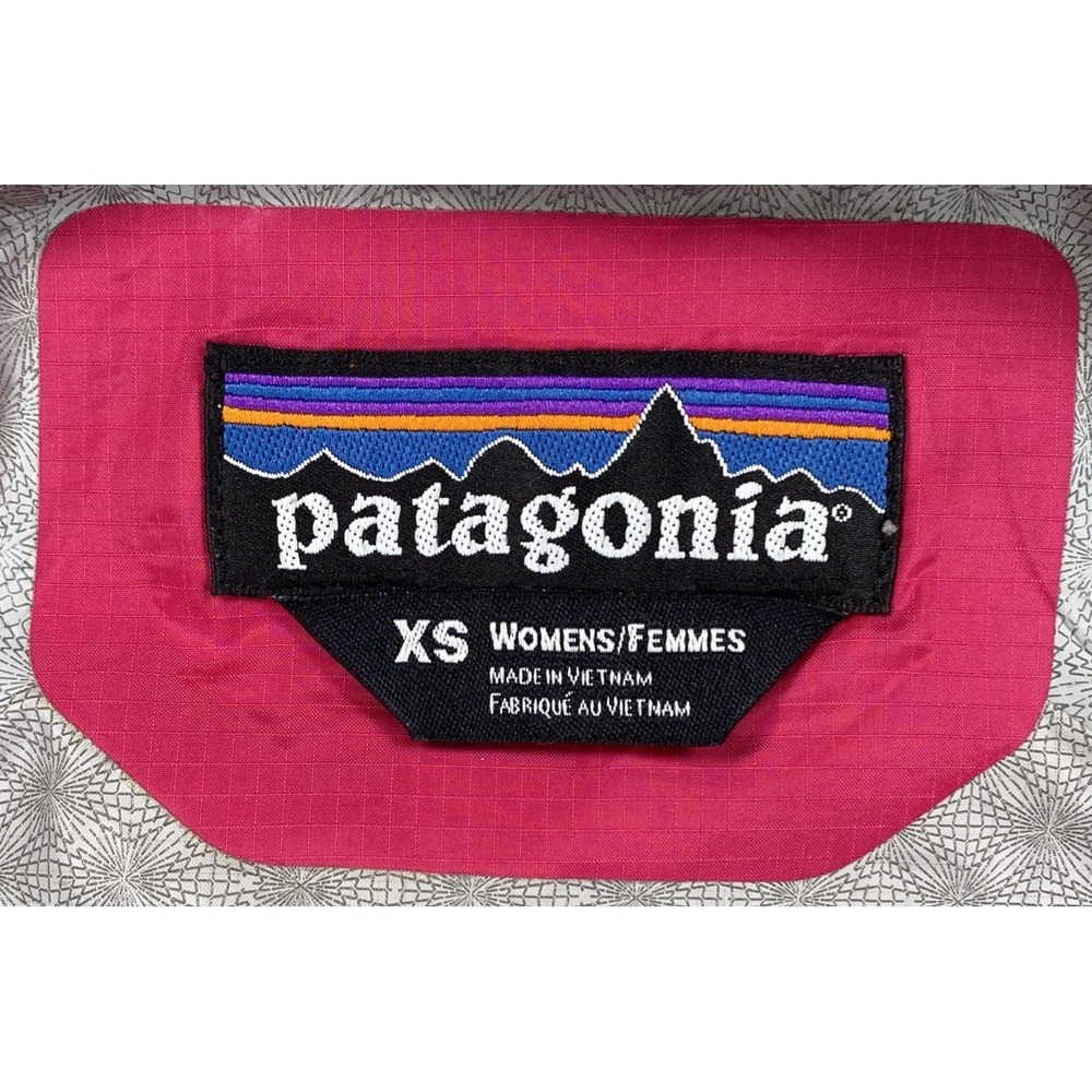 Patagonia Rain Shadow Jacket Hooded Full Zip Pink Women's XS - Picture 5 of 8